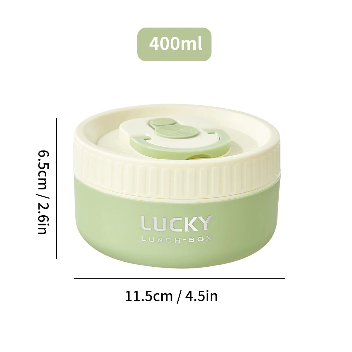WORTHBUY Portable Insulated Lunch Box 304 Stainless Steel Thermal Bento Box Leak Proof Microwave Safe Salad Food Container Box