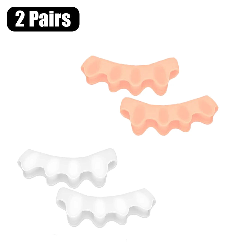Toe Separators Doctor Recommended Correct Foot and Bunion Pain,Plantar Fasciitis Toe Straightener to Improve Functional Mobility