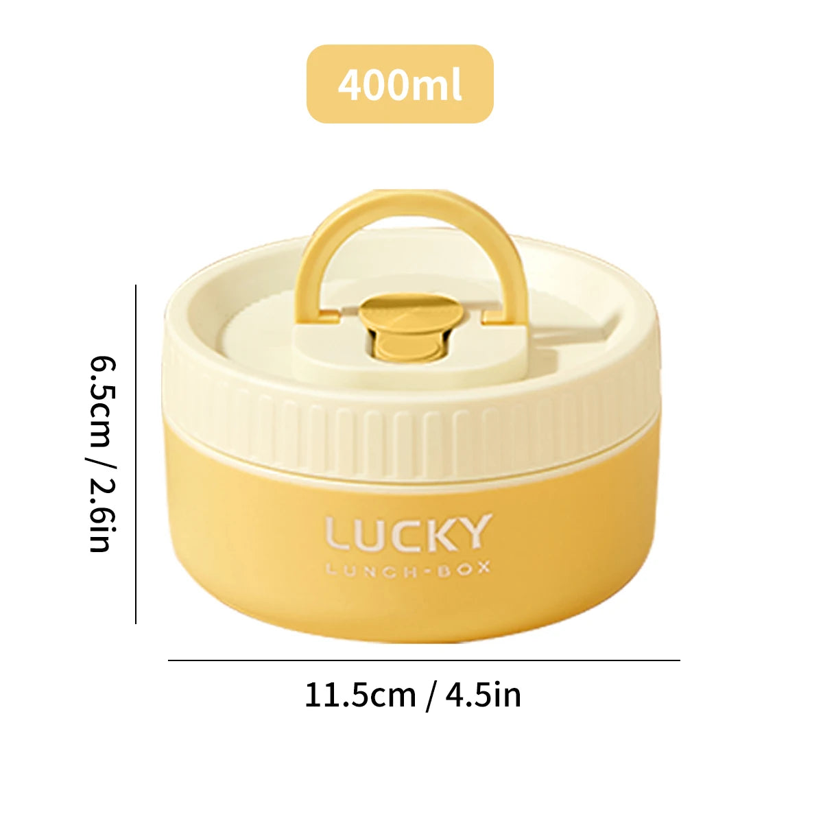 WORTHBUY Portable Insulated Lunch Box 304 Stainless Steel Thermal Bento Box Leak Proof Microwave Safe Salad Food Container Box