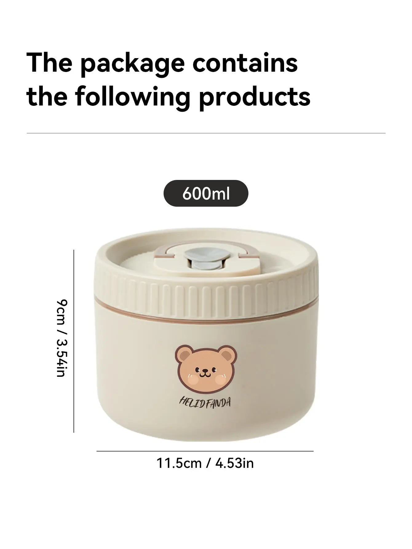WORTHBUY Portable Insulated Lunch Box 304 Stainless Steel Thermal Bento Box Leak Proof Microwave Safe Salad Food Container Box