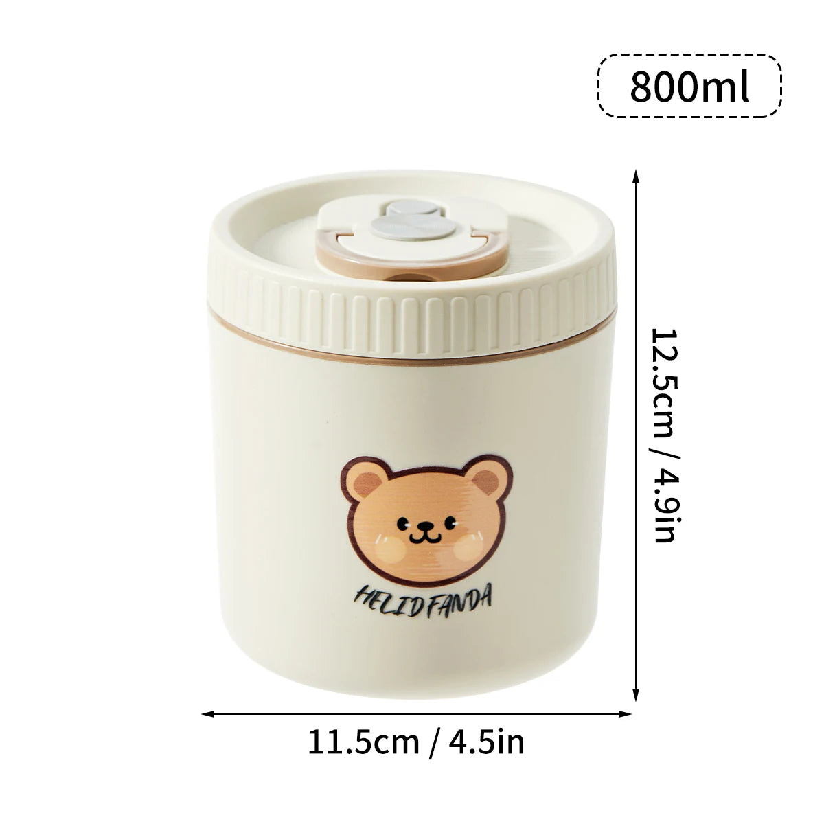 WORTHBUY Portable Insulated Lunch Box 304 Stainless Steel Thermal Bento Box Leak Proof Microwave Safe Salad Food Container Box