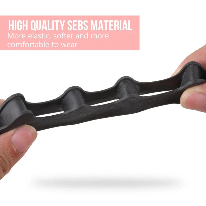 Toe Separators Doctor Recommended Correct Foot and Bunion Pain,Plantar Fasciitis Toe Straightener to Improve Functional Mobility