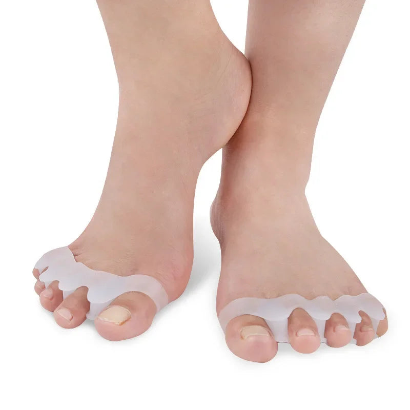 Toe Separators Doctor Recommended Correct Foot and Bunion Pain,Plantar Fasciitis Toe Straightener to Improve Functional Mobility